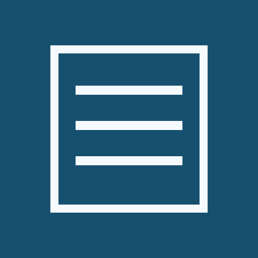 ClipOCR app icon: a document outline with three text lines